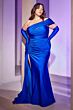 LaDivine CD979 Two-Way Neckline High Slit Dress