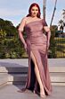 LaDivine CD979 Two-Way Neckline High Slit Dress
