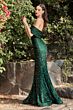 LaDivine CD980 Two-Way Neckline Sequin Dress