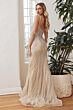 LaDivine CD990 Scoop Back Art Deco Dress