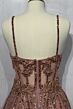 LaDivine CD994 Sheer Bodice Embellished Dress