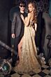 LaDivine CD998 Butterfly Glitter Strapless Dress