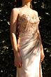 LaDivine CDS412 Exposed Back Lace Corset Dress