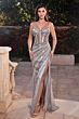 LaDivine CDS430 Multiple Straps Embellished Dress