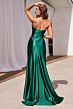 LaDivine CDS487 Sweetheart Neck Pleated Bodice Dress