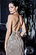 LaDivine CF199 Scoop Neckline Sequin Dress
