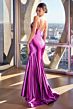LaDivine CH062 Pleated Bodice Sweetheart Neck Dress
