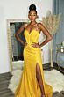 LaDivine CM317 Corset Bodice Sequin Dress