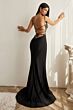 LaDivine CM330 Butterfly Bodice Lace-Up Dress