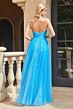 LaDivine CR871 Double Keyhole Spaghetti Strap Dress