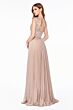 LaDivine HT011 Scallop V-Neck Pleated Skirt Dress
