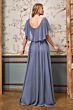 LaDivine HT101 Cape Sleeve Bateau Neck Dress