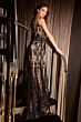 LaDivine J810 Sheer Corset Spaghetti Straps Dress