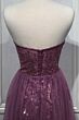 LaDivine J845 Tulle Overskirt Strapless Sweetheart Dress