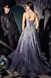 LaDivine J852 Sheer Corset Strapless Sweetheart Dress