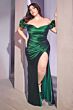 LaDivine KV1056C Puff Sleeve Off The Shoulder Dress