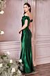LaDivine KV1056C Puff Sleeve Off The Shoulder Dress