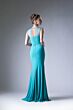 LaDivine N101 Scoop Neck Keyhole Back Dress