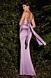 LaDivine SE016 Ruched Derriere Backless Dress