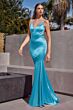 LaDivine SE016 Ruched Derriere Backless Dress