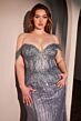 Ladivine CC341 Mermaid Off-The-Shoulder Illusion Bodice Dress