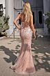 Ladivine CC8885 Sweetheart Neck Embellished Strapless Dress