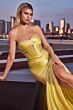 Ladivine CD0103 Front Cutout Sweetheart Neck Dress