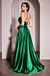 Ladivine CD378 Sweetheart Neck A-Line Satin Dress