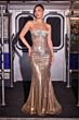 LaDivine CD756 Strapless Curved Neck Beaded Corset Dress