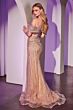 Ladivine CD785 Sweetheart Neck Removable Sleeve Dress