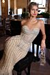 Ladivine CD794 Illusion Bodice Sweetheart Neck Dress