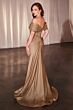 Ladivine CD798 Removable Sleeve Lace Bodice Dress