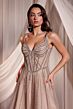 Ladivine CD849 Corset Bodice Sweetheart Neck Dress