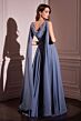 Ladivine CDS509 Scoop Neck Shoulder Streamer A-Line Dress