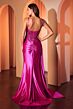 Ladivine CDS524 Lace Corset Side Tail Dress