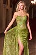 Ladivine J872 Side Tail Strapless Corset Dress