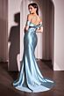 Ladivine J877 Slit Skirt Off The Shoulder Dress