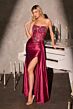LaDivine C169 Side Tail Strapless Dress