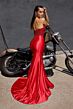 LaDivine C170 Beaded Corset Bodice Strapless Dress