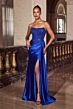 LaDivine C170 Beaded Corset Bodice Strapless Dress