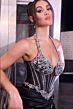 LaDivine C173 Side Tail Halter Neckline Dress