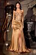LaDivine C173 Side Tail Halter Neckline Dress