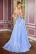 LaDivine C174 Scoop Neckline Strapless Dress