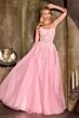 LaDivine C174 Scoop Neckline Strapless Dress