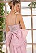 LaDivine CB167 Detachable Train Embellished Dress