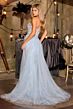 LaDivine CC492 Plunging Neckline Embellished Dress