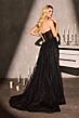 LaDivine CC492 Plunging Neckline Embellished Dress