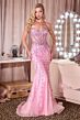 LaDivine CC8262 Sweetheart Neckline Embellished Dress