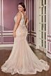 LaDivine CC8270 Godet Skirt Scoop Neckline Dress