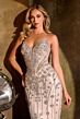 LaDivine CC8271 Plunging Sweetheart Neckline Strapless Dress